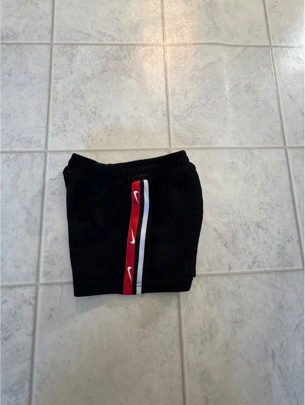 Nike kids black athletic shorts